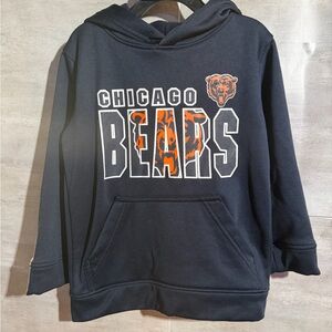 NFL Team Apparel Youth Navy Hoodie with White Label